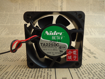 现货正品Nidec M34605-55 6CM 6025 DC 12V 0.58A 两线TA225DC