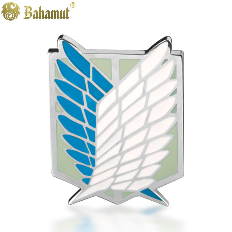 Broche homme BAHAMUT en Titanium acier - Ref 1174604 Image 1