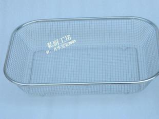 加粗钢丝不锈钢沥水篮碗架网篮沥水框长方形洗菜篮晾干漏水篮盆