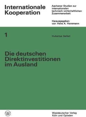 【预售】Die Deutschen Direktinvestitionen Im Ausland: ...
