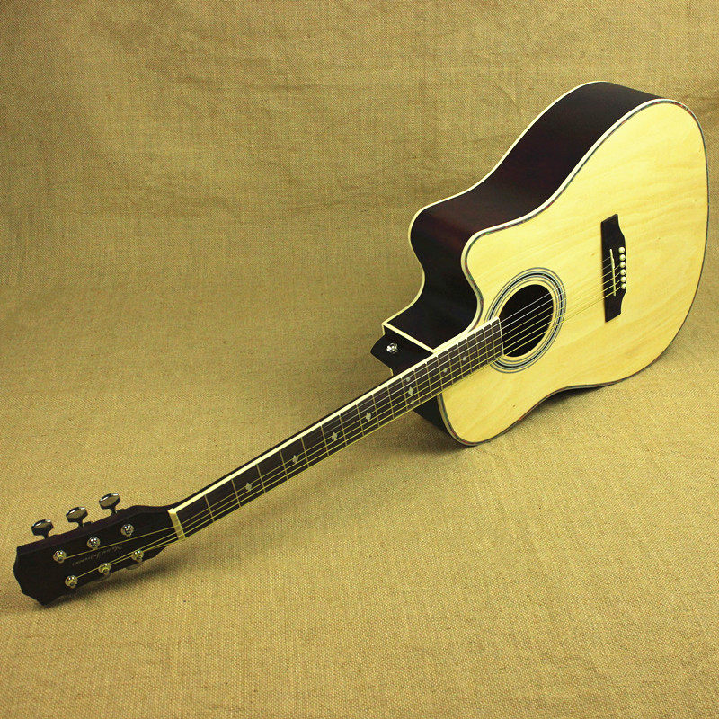 41 Inch Acoustic Guitar Acoustic Guitar Basswood guitar guitar give 10 Fittings, log colorin the Musical Instruments/Guitar/Piano/Fitting , Western musical instruments , Western stringed instruments , Guitar-Acoustic Guitar  category - from Buy2taobao.com to provide professional Taobao agent buy service