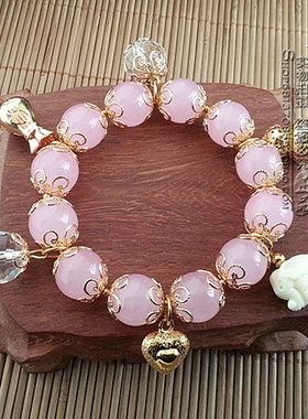 大颗粒金色泰国佛牌手串可定制款