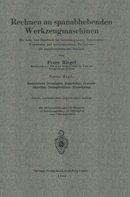 【预订】Rechnen an Spanabhebenden Werkzeugma...