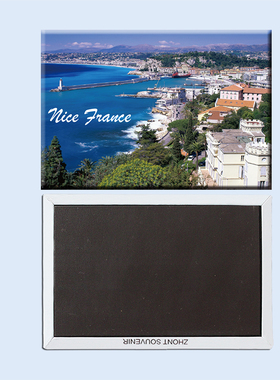 欧洲 法国 磁性冰箱贴 尼斯 海岸城市美景 导游小礼品 22834
