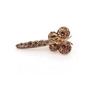 Good jewelry Korea hair jewelry rhinestone clip Butterfly bangs clip Korean version of butterfly clips