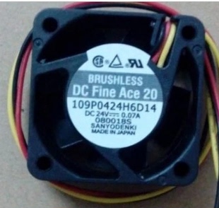 109P0424H6D14 24V A90L 发那科FANUC 0385 原装 系统风扇 0001