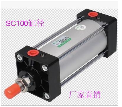 亚德客型SC100气缸SC100X50X75X100X150X200X250X300X400X500-S 标准件/零部件/工业耗材 气缸 原图主图