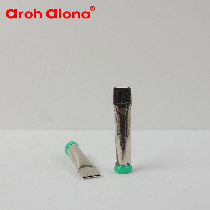 18g塑座螺口大扁口点胶针头不锈钢针头针管涂抹涂胶扁口点胶针头