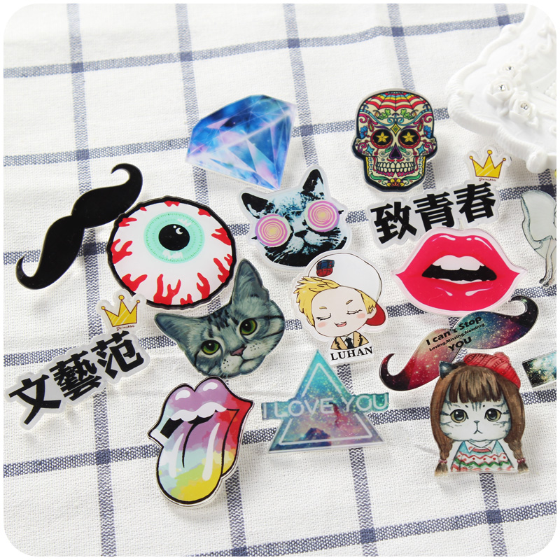Broche Lovers en cristal artificiel - Ref 1175481 Image 1