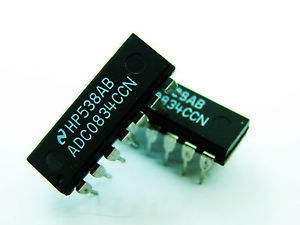 ADC0834CCN原装进口拆机集成电路IC DIP-14 模数转换器 特价