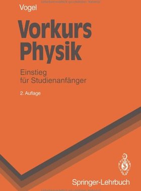 【预订】Vorkurs Physik: Einstieg Fur Studien...