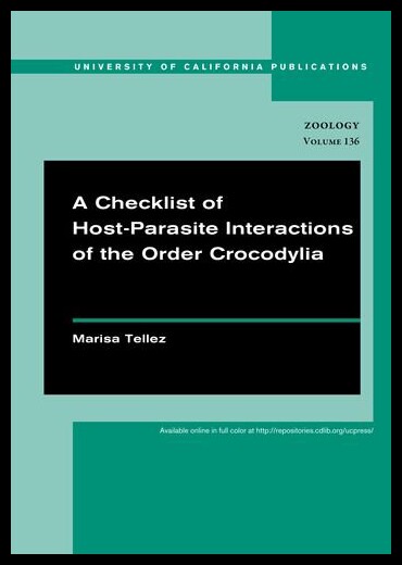 【预售】A Checklist of Host-Parasite Interactions of the
