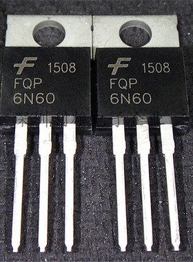 全新 FQP6N60  6N60  MOS场效应管 TO-220 现货