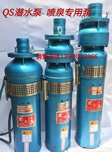 QS潜水泵农田灌溉泵家用潜水泵园林浇喷泵喷泉专用泵降水泵井用泵