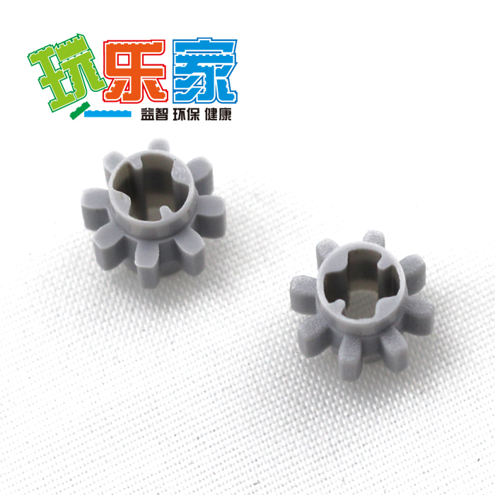 万格积乐类积木高仿diy零件 散件 配件 ,8齿齿轮,3647