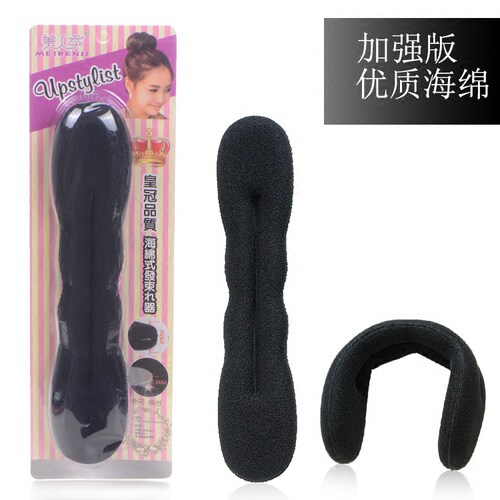 海绵百变风蓬松花苞头盘发神器