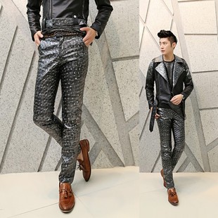 Pantalon cuir homme pour jeunesse pour automne - Ref 1494166 Image 11