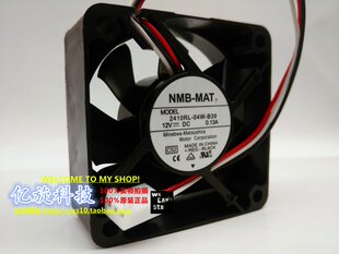 全新日本 NMB 2410RL-04W-B39 6cm 6025 12V0.13A 双滚珠散热风扇