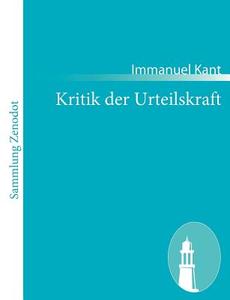 【预售】Kritik Der Urteilskraft