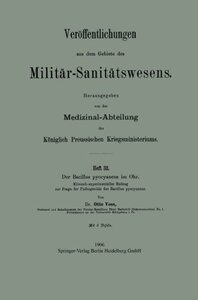 【预订】Der Bacillus Pyocyaneus Im Ohr: Klin...