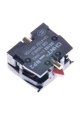 正泰电器 NP2-BE102 红色常闭 系列按钮触头 辅助触头 配件