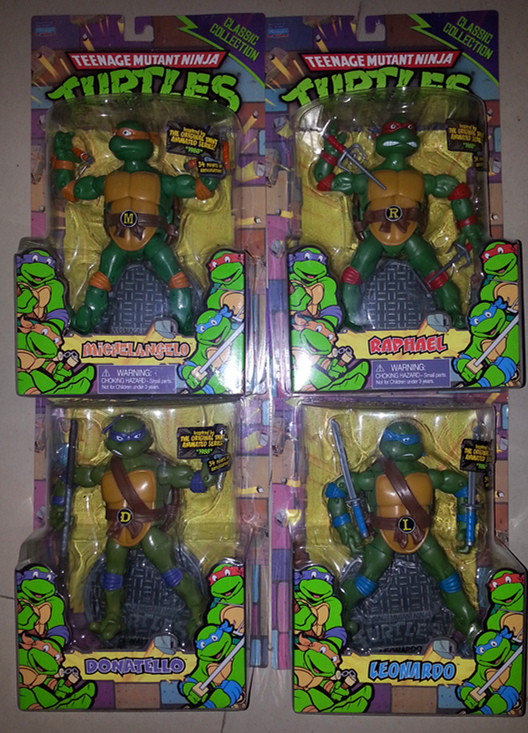 经典版忍者神龟手办公仔可动人偶