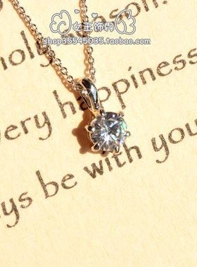 全新日韩版流行短款女水晶吊坠