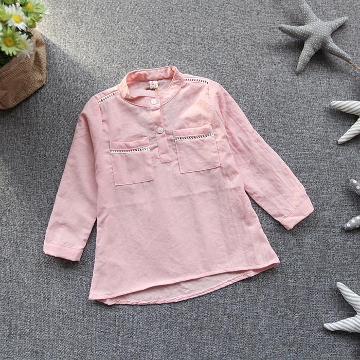 Chemise fille à manche longue - Ref 2087421 Image 1