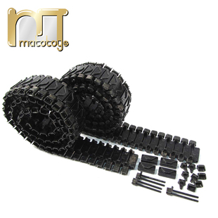 MATO1:16谢尔曼3898-1T-74遥控坦克模型改装配件金属履带(加宽版)