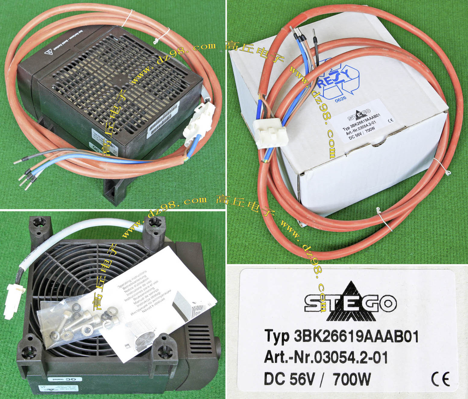 欧洲STEGO 全新原装 CR030 DC56V 700W 设备 加温器 加热器