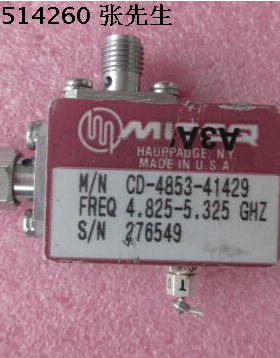 MITEQ CD-4853-41429 4.825-5.325GHz 20dB 双向耦合器 带检波器