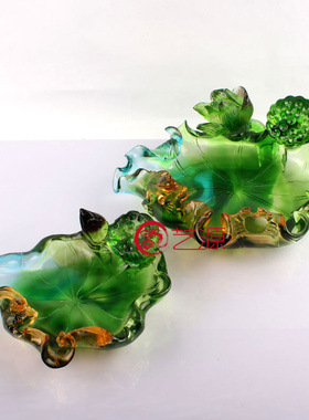 和谐琉璃家居客厅生日礼品烟灰缸