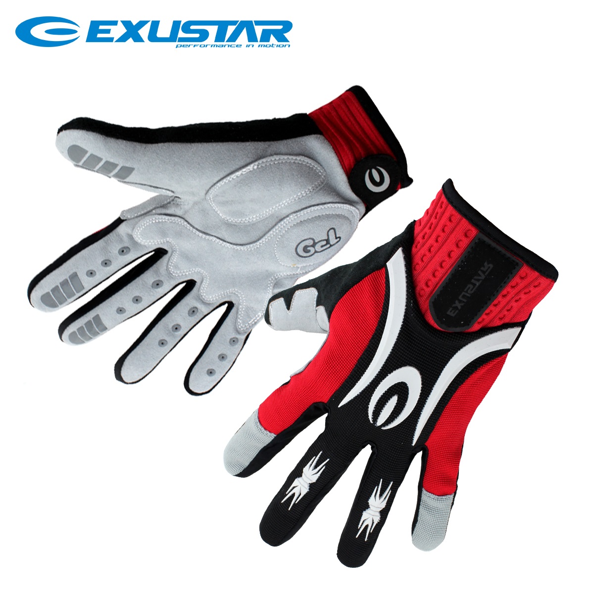 Gants de cyclisme mixte EXUSTAR - Ref 2238721 Image 1