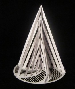 点线面综合立体构成空间构成作业立体书线型纸雕模型设计电子图纸