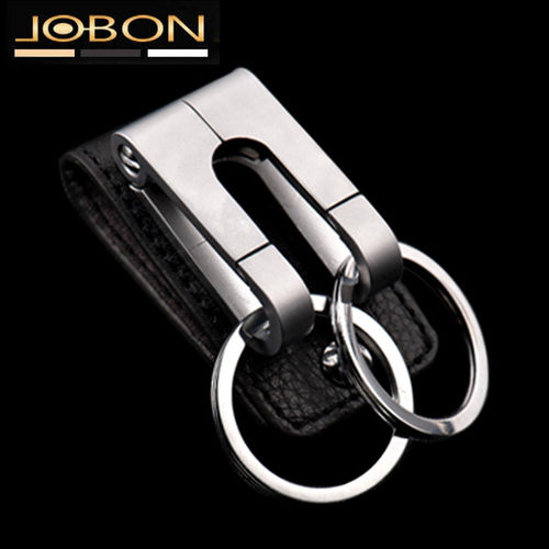 Jobon双环汽车皮带式礼品钥匙扣