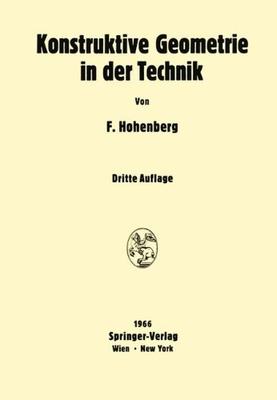 【预订】Konstruktive Geometrie in Der Technik