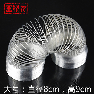 疏密波弹簧波动弹簧扁钢丝物理实验器材教学用仪器教具金属彩虹圈