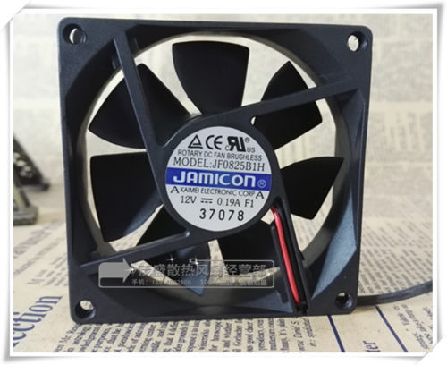 原装台湾凯美8025 JF0825B1H 0.19A 8厘米双滚珠机箱电源散热风扇