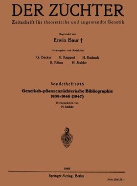 【预订】Genetisch-Pflanzenzuchterische Bibli...