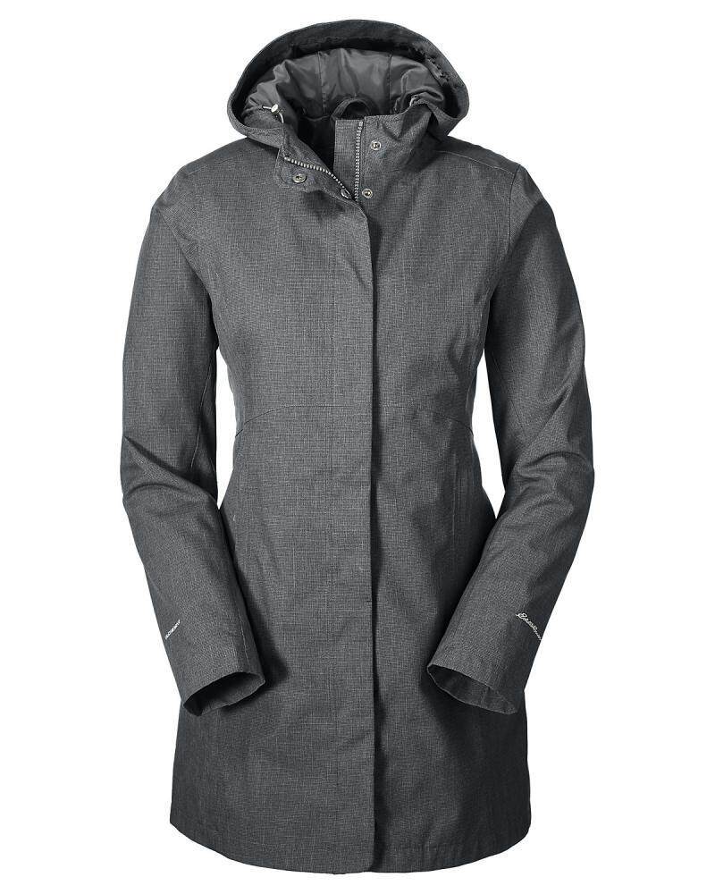 eddie bauer女外套透气防风防水中长款正品i06792 3973