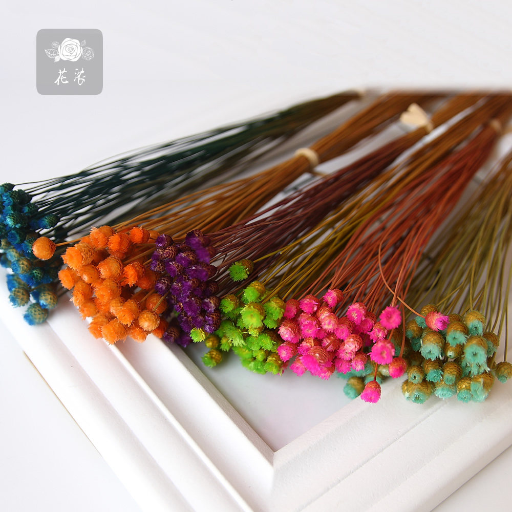 巴西快乐花永生花礼盒配花花材干花家居插花