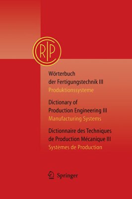 【预订】Worterbuch Der Fertigungstechnik Bd....