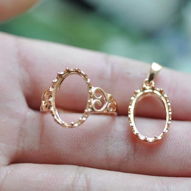 ¾«¹¤ 925´¿Òø ¶Æ18K°×½ðõ¹å½ð ³ÉÆ·¿ÕÍÐ ÒøÊÎ Ì××° Å® ZQT26