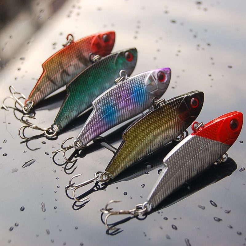 摇滚震动淡水亮片颤泳鲈鱼路亚饵