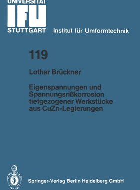 【预订】Eigenspannungen Und Spannungsrisskor...