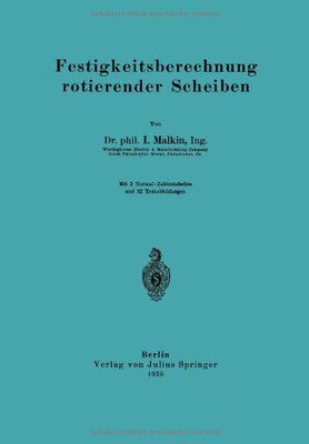 【预订】Festigkeitsberechnung Rotierender Scheiben
