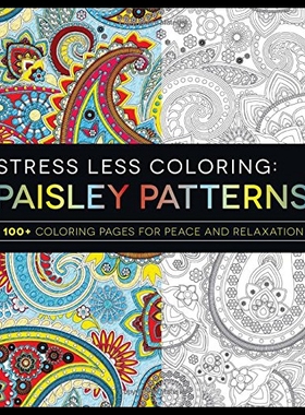 【预售】Stress Less Coloring - Paisley Patte...