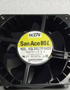 9GL0827P1K03 DC27V 0.8A原装正品日本三洋SANYO铝框超大风量风扇