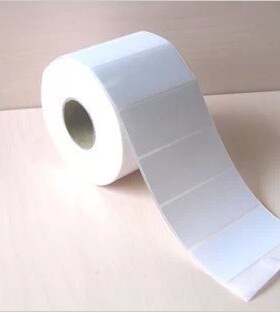 白色PET/PVC标签60*30*1000白色PET防水不干胶标签防撕防水防油