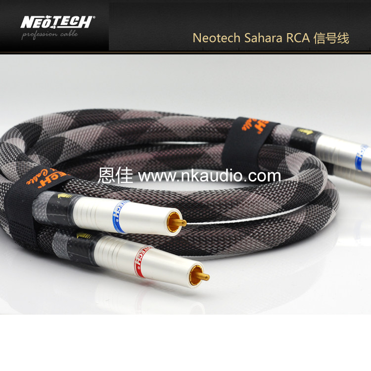NEOTECH Sahara Series - 方芯单晶铜RCA信号线 平衡线